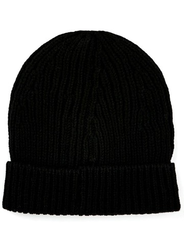 Rick Owens - chunky ribbed-knit beanie - men - Wool/Cashmere - One Size - Black