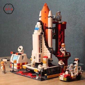免運 模型 拼裝模型 兒童節禮物 兼容樂高航天火箭拼圖積木拼裝男孩子兒童益智力開發玩具禮物