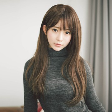 【幸福揚邑】微卷長直髮美拍直播造型必備女用整頂假髮