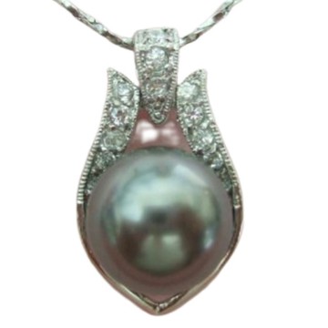 【小樂珠寶】雜誌主打風格-3A南洋深海貝珍珠項鍊