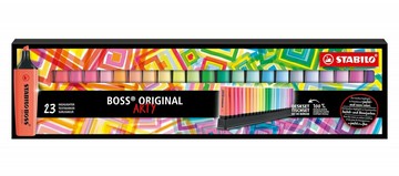 STABILO 德國 思筆樂 BOSS ORIGINAL ARTY 波士經典螢光筆  23色組/盒 ST7023-01-5-20
