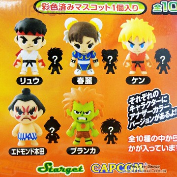 【UNIPRO】快打旋風 Street Fighter 龍 肯 本田 春麗 布蘭卡 公仔吊飾 盒玩 日本限定 金證