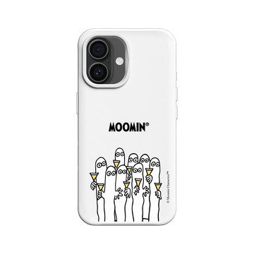 iPhone 16 SolidX 白 - Moomin - 樹精Hattifatteners