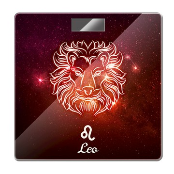預購【美家家電】美家家電 12星座LED電子體重機A5星座體重計 - 獅子座生日快樂