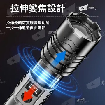 🔥2025強光手電筒🔥充電式小型便攜led超亮耐用家用戶外遠射