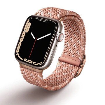 【UNIQ】Aspen DE Apple Watch 雙色防潑水高彈力編織單圈錶帶 40/41/42mm 共用款