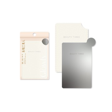 永和三美人 2way雙面調色鏡附皮套