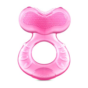 Nuby 固齒器 3個月以上  固齒器 + 防塵蓋  粉色  1個