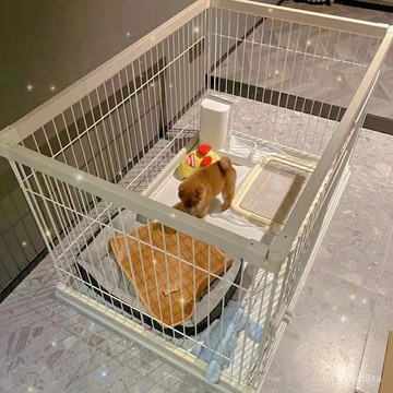 【宅配免運】✨狗圍欄愛麗思狗籠中小型犬柴犬鬥牛犬寵物室內狗籠子狗柵欄 狗圍欄 寵物圍欄 狗柵欄 兔子圍欄 組閤柵欄