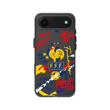 iPhone Air Clear (相機按鈕) 酷墨灰 - FFF - Logo - Retro