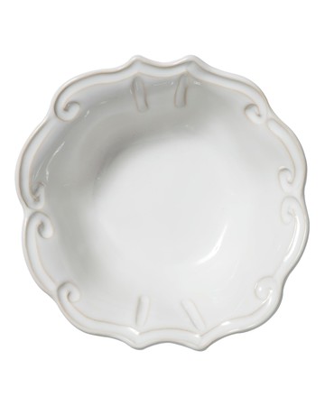 Incanto Stone Baroque Cereal Bowl, White