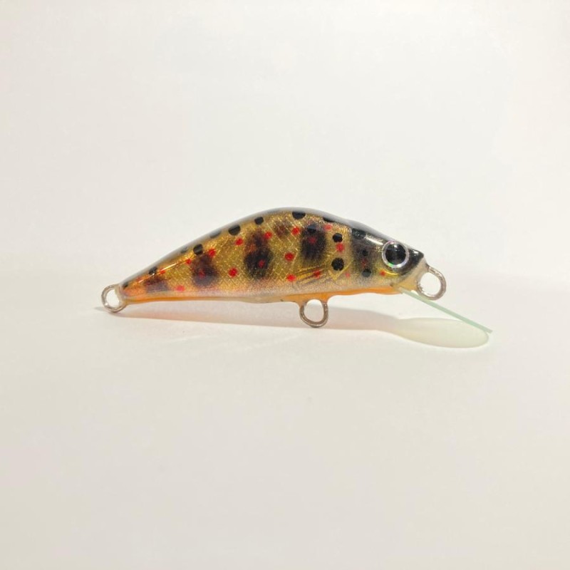 Golden brown trout ゴールデンブラウントラウト ミノー ハンドメイド トラウト ルアー PAN hand made LURES