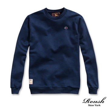Roush 翻玩CHAMPION小繡花毛圈布大學T(2110703)