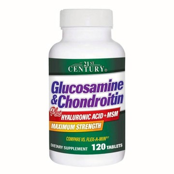 Glucosamine & Chondriotin Plus 120 Tabs by 21st Century