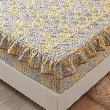 2022新款全棉加棉AB版印花系列床笠四件套