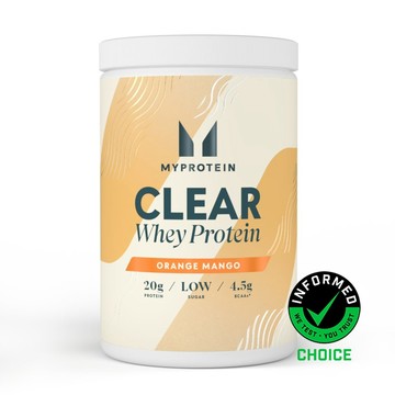Clear Whey Protein Powder - 520g - 20servings - Orange Mango