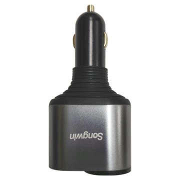 Songwin 尚之宇 127W萬向車用充電器  AD-PD800  黑色