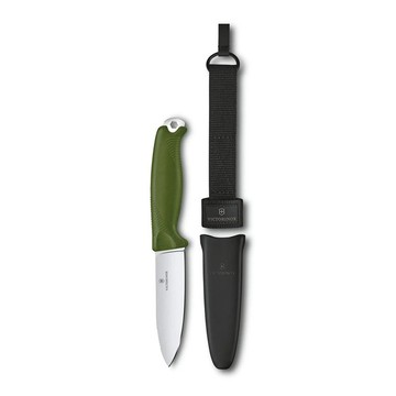 VICTORINOX 瑞士維氏 VENTURE 戶外專業直刀 綠 3.0902.4
