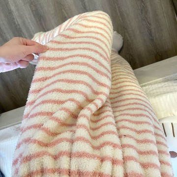 高個子條紋睡褲女款秋冬季加厚軟軟絨寬鬆休閒長褲大學生家居褲子 秋冬條紋睡衣女生 加絨加厚睡褲冬天 多巴胺睡褲