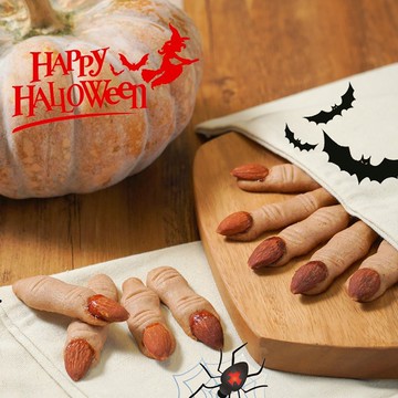 【LS手作甜點x藍帶主廚】巫婆手指杏仁餅乾 (50隻/袋)(萬聖節限定