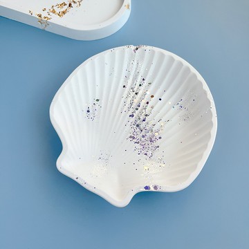 貝殼擴香石擺飾盤(贈香氛)