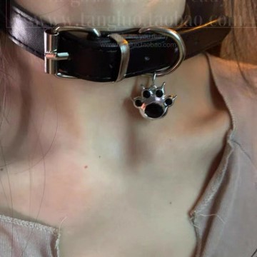 【台灣公司 可打統編】免運 貓爪吊墜choker項圈女亞文化y2k頸鏈高級感皮革鎖骨鏈辣妹配飾潮 可開發票 全館五折 工廠現貨直銷 新品特價 z9211