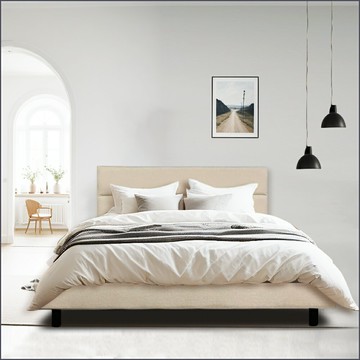 5尺床頭+床底 皮革床組 貓抓皮床台【101-DB-90984-5】Leader傢居館