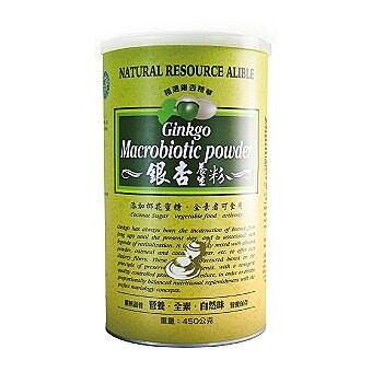 綠源寶   銀杏養生粉450公克/罐