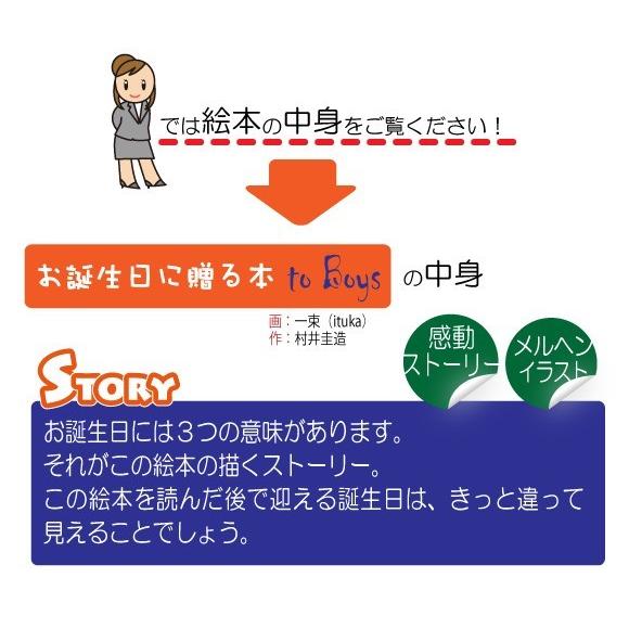 男性 誕生日プレゼント 20代 30代 絵本 男友達 名入れ 人気 おすすめ 世界に1冊 サプライズ  名前入り オリジナル絵本 お誕生日に贈る本 to Boys