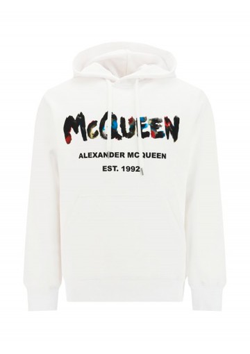 Alexander Mc Queen - Hoodie - Mens - White