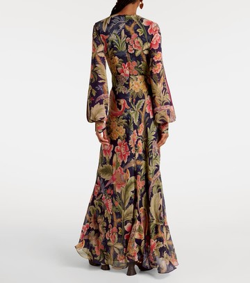 Etro Floral silk chiffon gown