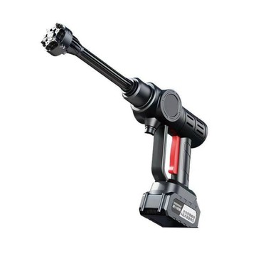 高壓清洗機 110v洗車機 全自動大功率高壓水槍 充電式锂便攜式清洗機 澆花神器 兩電一充 10米水管
