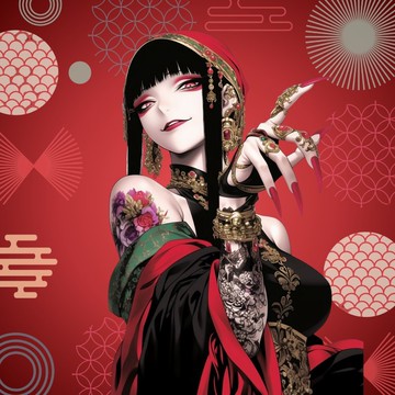 NaChi 原創貼紙【世界三大美女 埃及豔後】