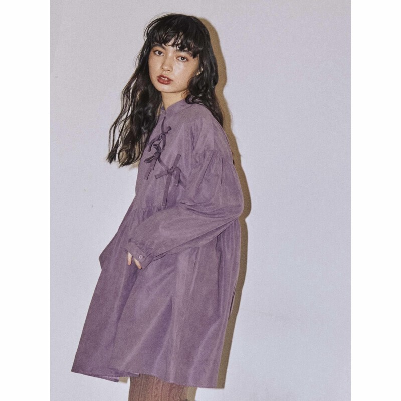 公式 Merry Jenny メリー ジェニー チャイナリボンルーズミニワンピース 通販 Lineポイント最大1 0 Get Lineショッピング