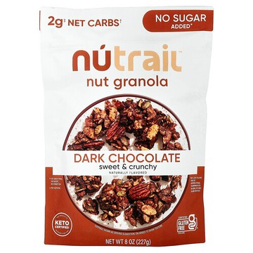 NuTrail, 堅果格蘭諾拉麥片，黑巧克力味，8 盎司（227 克）