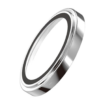 iPhone 17 imos鋁合金藍寶石鏡頭保護貼(2鏡)-銀