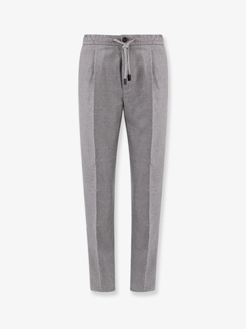 Virgin wool trouser with stretch band at waist - INCOTEX - gender_Man