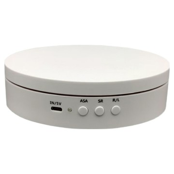 飾品珠寶旋轉展示台  1個  白色磨砂  14.8cm