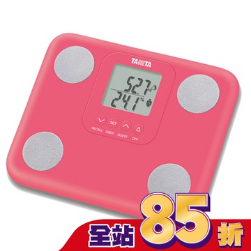 TANITA 九合一體組成計BC-730WH/PK(白色/粉色)