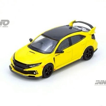 【東海模型】INNO64 1/64 本田 HONDA CIVIC TYPE-R (FK8) Yellow IN64-FK8-YL