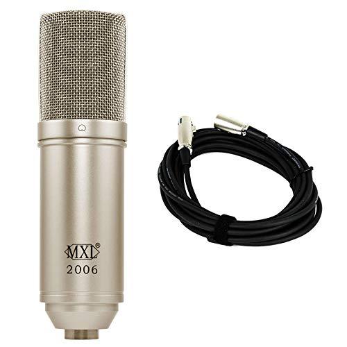 MXL 2006 Microphone Bundle with 20-foot XLR Cable (2 Items) 並行輸入品