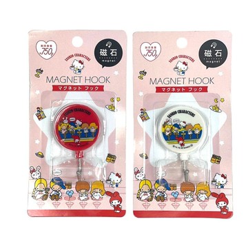 asdfkitty*Sanrio大集合 磁鐵掛勾-KITTY.美樂蒂.雙子星.PATTY & JIMMY-日本正版