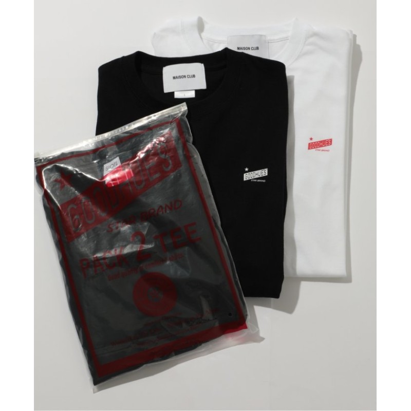 セットアップセブン】 MAISONCLUB 別注2pack Tee パックTシャツ 2枚