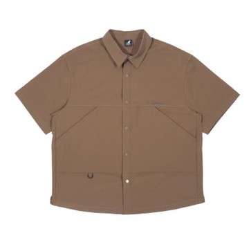KANGOL 男女 工裝短袖襯衫 6525147102