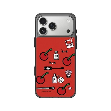 iPhone 17 Pro Max Clear (相機按鈕) 酷墨灰 - 爽爽貓 Song Song Meow by SECOND - 櫻桃爽爽貓