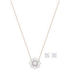 スワロフスキー Swarovski ネックレス ピアス 太陽 SUNSHINE セット