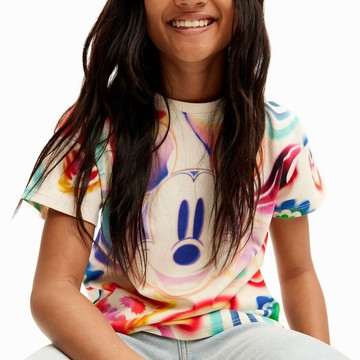Desigual 米奇聯名魔幻印花短袖T恤