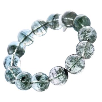 綠幽靈滿天星手鏈男女天然巴西綠幽靈千層紗手串水晶飾品廠家批發