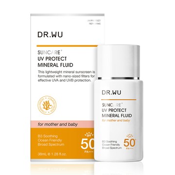 DR.WU輕透水感物理防曬液38ml