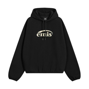 韓國 emis LOGO HOODIE 韓國製 立體Logo連帽T 黑色BLACK